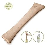 Vegetable Tamper From Grow Your Pantry - NEW DESIGN, Serrated Edge + Scoop Side. The Best Vegetable Tamper, Crush Your Veg, Then Toss And Turn With Ease, All 1 Piece With Beautiful Tote Bag!