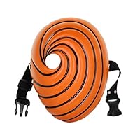 Betfandeful Naruto Mask, Halloween Resin Costume Naruto Tobi Cospaly Party Props Mask - 19 cm X 16 cm