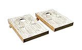 Classic Wedding Mr. and Mrs. DesignÂ Cornhole/Bean Bag Toss Board Set â€“ Made in USA WoodÂ  - 2â€™x3â€™ Tailgate Size - Includes 8 Corn-Filled Bean Bags