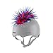ParaWild Iguana Helmet Accessories w/Sticky Hook & Loop Fastener Adhesive (Helmet not Included), Fun Helmet Mohawk/Cover for Snowboarding, Skiing, Biking, Cycling, Skating for Kids and Adults