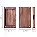 MaxGear Business Card Holder Wood Business Card Holders, Wooden Business Card Case Name Card Holder with Magnetic Closure for Men or Women Walnut