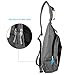 LC Prime Sling Bag Chest Shoulder Unbalance Gym Fanny Backpack Sack Satchel Outdoor Bike Nylon Fabric Black