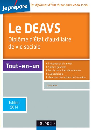 Le  DEAVS, diplôme d'État d'auxiliaire de vie sociale