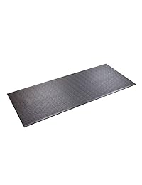 SuperMats Heavy Duty Equipment Mat 30GS Made in U.S.A. for Treadmills Ellipticals Rowing Machines Recumbent Bikes and Exercise Equipment (2.5-Feet x 6-Feet) (30" x 72")