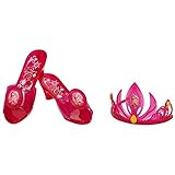 Disney Frozen 84305 Anna Tiara & Shoe Set, One Size, Red (Pack of 2)
