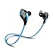 APEKX B2 Wireless Bluetooth Headphones, Lightweight Earbuds, Sports Headset, Running Jogging Gym Workout with Mic for iOS, Android, MP3 and More(Blue)