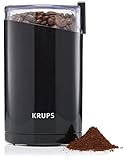 KRUPS F203 Electric Spice and Coffee Grinder with Stainless Steel Blades, Black