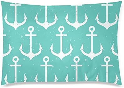 GUNCHU Custom Marine Anchors Decorative Throw Pillow Case Cushion Cover 20" x 30"