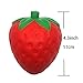 Trasfit 4.3” Jumbo Slow Rising Squishy Strawberry, Kawaii Squishy Charms, Hand Pillow Toy, Stress Relief Toy