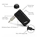 LENOGE Bluetooth Receiver, Streambot Mini Bluetooth Car Aux Adapter / 10Hrs Hands-Free Car Kits / Portable Wireless Music Adapter for Car/Home Audio Stereo System (CSR/HFP/HSP/A2DP/AVRCP/Built-in Mic)