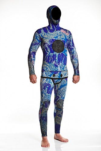 Sea Sniper 3mm Blue Camo Wetsuit (Large)