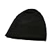 JOLLYCHIC Women's Loose Brief Rib Knit Dome Hat Beanie Black
