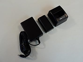 Hewlett packard c912 lithium ion battery, recharger, and 9v ac adapter (725184438646)