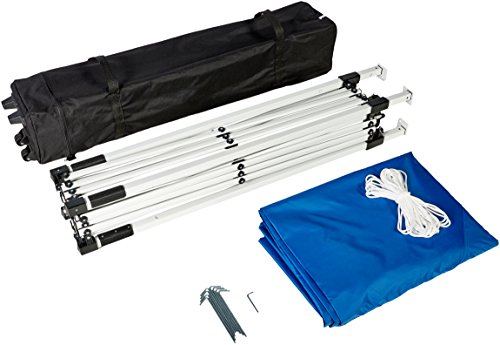 5 AmazonBasics+Pop+Up+Canopy+Tent+Blue