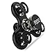 Fidget Spinner,ROOROO Tri-Spinner Fidget Focus Toy Stress Reducer for Kids and Adult Easy Flick and Spin with single/both Hands Toys Perfect For ADHD, Anxiety, Autism (Black)