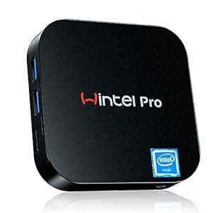 Fanless Mini PC, ACEPC 4GB RAM 64GB ROM,Intel Atom Z8350 CPU Windows 10 Pro Mini Desktop Computer 4K HD,Bluetooth 4.2…