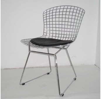 Bertoia Side Chair (Black Seat Pad Included)