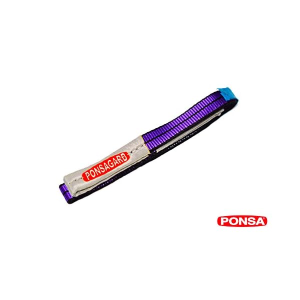 PONSA Hebeband aus Polyester mit PONSAGARD â Abrieb- und Schnittschutz, 2 Tonnen Tragkraft, 4 Meter LÃ¤nge, violett â Sicheres Heben â EN 1492-1 Zertifiziert – Bild 3