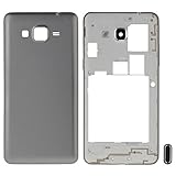 iPartsBuy Full Housing Cover Replacement(Middle Frame Bazel + Battery Back Cover) + Home Button Replacement for Samsung Galaxy Grand Prime G530(Grey)