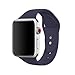 AdMaster Silicone Apple Watch Band and Replacement Sport iwatch Accessories Bands Series 3 2 1 Midnight Blue 42mm M/L