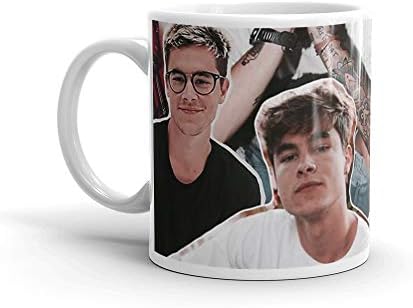 Kian Lawley Collage 11 Oz White Ceramic