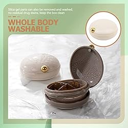 iplusmile Pill Travel Case 4 Times a Day Pill