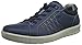 ECCO Men's Ennio Tie Fashion Sneaker, Denim Blue, 45 EU/11-11.5 M US