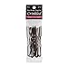 Marilyn Faye's U-Shaped Crinkled Hair Pins (Set of 12) (2.5 inch, Brown)