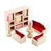 Peradix Wooden Doll Livingroom House Furniture Room Dollhouse Miniature Set For Kids Children Child Play Toy (#2)