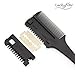 LuckyFine Double Sides Hair Razor Comb Cutter Cutting Thinning Shaper Haircut Grooming Men Women Hair Trimmer Hair Styling Tool