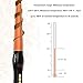 HISOON Hair Curling Wand,1.25 Inch Curling Iron Dual Voltage Hair Curler with Ceramic Barrel and Adjustable Temperature for All Hair Types, Travel Hair Wand with Glove and Curl Clips,Gold