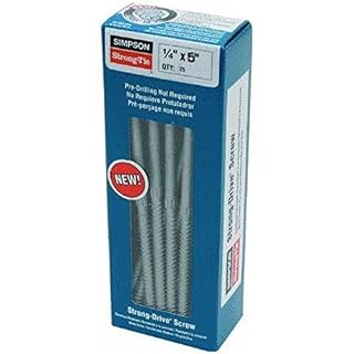 UPC 707392841005 product image for Simpson Strong Tie SDS25500-R25L SDS Structural Wood Screw 1/4-Inch by 5-Inch 25 | upcitemdb.com