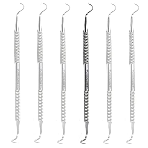 Set of 6 Periodontal Dental Anterior Posterior Sickle Scaler Montana ...
