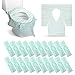 Disposable Toilet Seat Covers Extra Large 20 Packs Perfect for Adults and Kids Potty Training with Individually Wrapped Home Travel Use (Wave)
