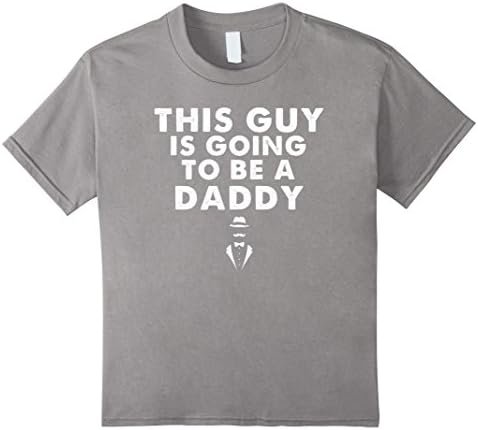 Kids This Guy Is Going To Be A Daddy For Father Day Funny T-Shirt 10 Slate