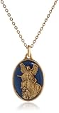 The Vatican Library Collection Oval Blue Angel Pendant Necklace