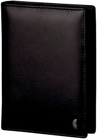 Chronoplan Mini Ring Binder with Calendar Diary 2017 50727 Organiser Nappa Leather – Black