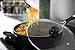 Nonstick Jumbo Cooker/Sauté Pan Grey 11 inches - Deep Frying Pan Cookware with Glass Lid - Dishwasher Safe by Utopia Kitchen