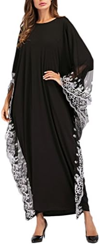 Zhuhaitf Elegant Boho Style Turkish Kaftans Caftan Dress Abaya for Women Long Fashion