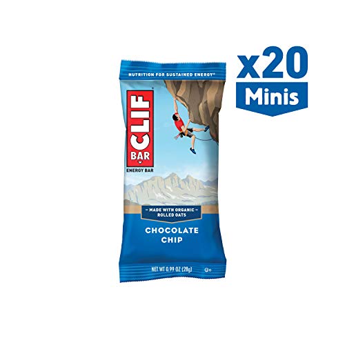Clif Bar Protein Energy Bar, Chocolate Chip, 20 Count