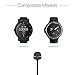 TUSITA Charger Compatible with Ticwatch S/E Smartwatch - USB Charging Cable Clip Cradle 100cm - Fitness Tracker Accessories