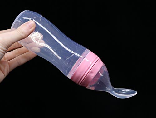 Mimosa Baby Food Dispensing Spoon 4 Oz / 120ml (Pink)