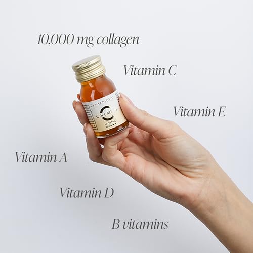 Collagen Liquid – Primabiotic Collagen 10000 mg | 30 Shots of 30 ml (900 ml) | Premium Drink Supplement for Beauty | 95% Absorption | Skin, Hair & Joints Support.