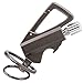 XIFEI Keychain Bottle Opener and Matchstick Fire Starter Great Kerosene Refillable Keychain Lighterthumb 2