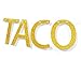 Qttier Taco Bout A Party Banner Gold Glitter Letters Banner, Wedding, Bachelorette, Fiesta Salsa, Mexican Fiesta Theme Party Decorations