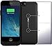 uNu Aero Series iPhone 5S Battery Case / iPhone 5 Battery with Wireless Charging Technology - (Black, Fits All Models Apple iPhone 5S & iPhone 5)