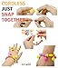 Pop Beads -Girls Toy Age 4,5,6,7 and 8 Jewelry Making Kit-530 Plus Pieces DIY Snap Together Set Create Bracelet, Ring, Necklace, Headbands-Birthday and Christ-mas Present Idea(with Storage Box)