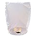 Just Artifacts 40 ECO Wire-Free Flying Chinese Sky Lanterns (Set of 40, Wire-Free Eclipse, White) - 100% Biodegradable, Environmentally Friendly Lanterns!