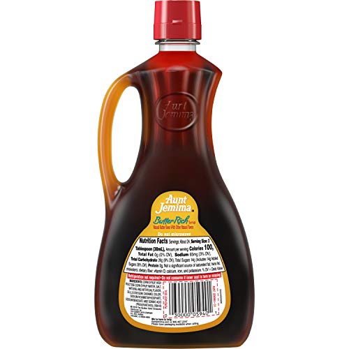 Aunt Jemima Butter Rich Syrup, 24 fl oz (710 ml)