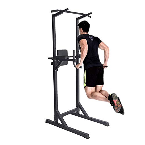 Livebest Heavy Duty Adjustable Power Tower Pull Up Bar Tower Multi
